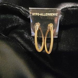 Chain Drop Pierced Earrings
